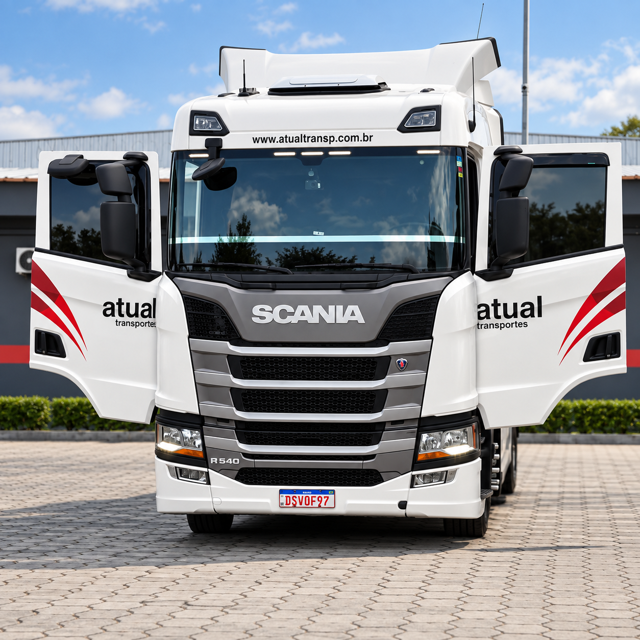 Frota e estrutura da Atual Transportes